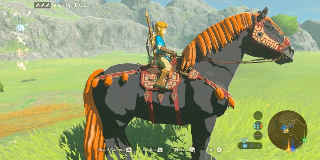 La pintura cómica del caballo de Breath of the Wild engaña a The Sheikah Slate
