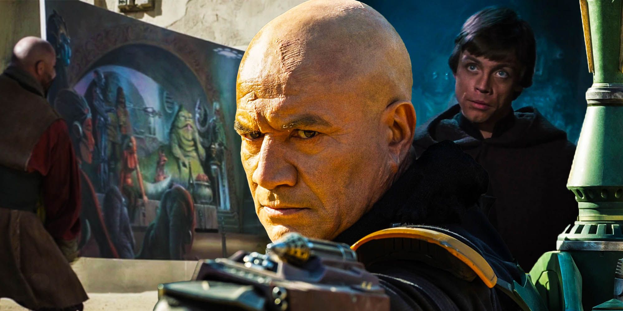 La pintura de Jabba destruida de Boba Fett tiene una conexión oculta con Luke Skywalker