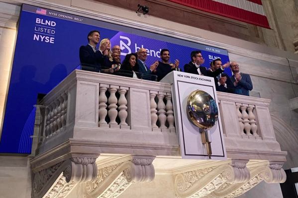 La plataforma de préstamos digitales Blend valorada en más de $ 4 mil millones en su debut público