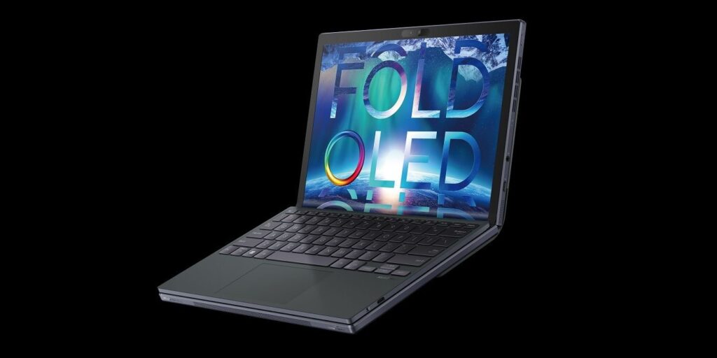La primera computadora portátil plegable de 17 pulgadas del mundo de Asus se ve hermosa