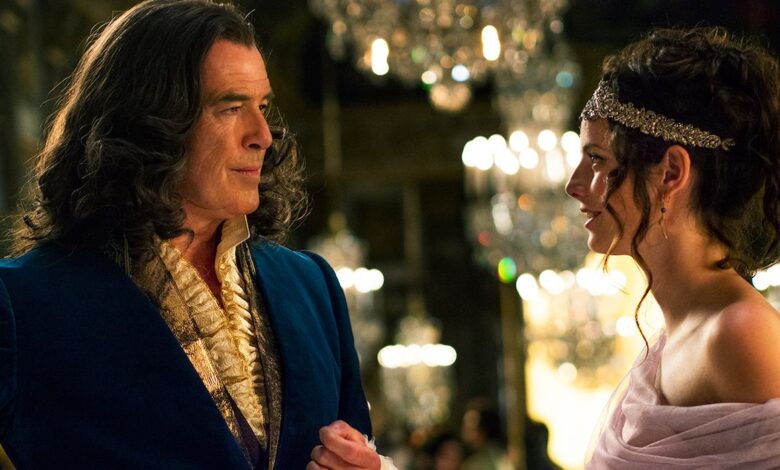 La revisión de la hija del rey: Brosnan protagoniza un lío de cuento de hadas confuso y sin alegría