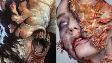 La transformación del maquillaje Last of Us Clicker es repugnante pero hermosa