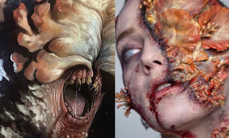 La transformación del maquillaje Last of Us Clicker es repugnante pero hermosa