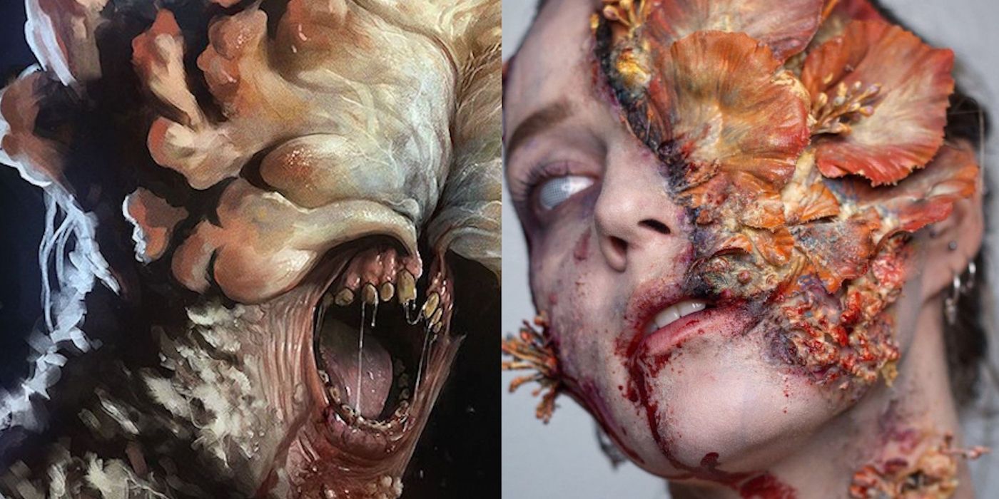 La transformación del maquillaje Last of Us Clicker es repugnante pero hermosa