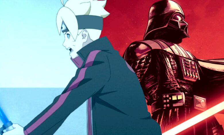La versión de sables de luz de Naruto es mucho más poderosa que la de Star Wars