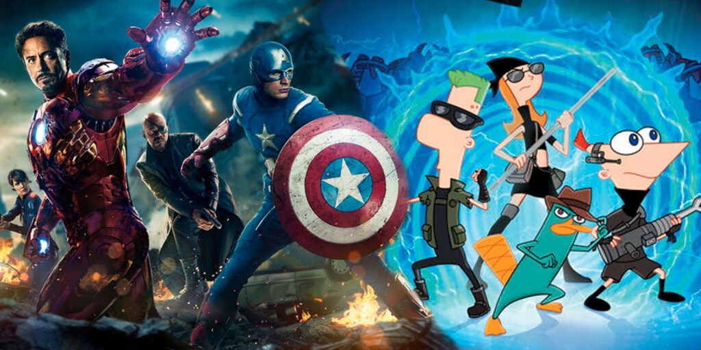 Las similitudes entre las películas de Los Vengadores señaladas por el creador de Phineas y Ferb