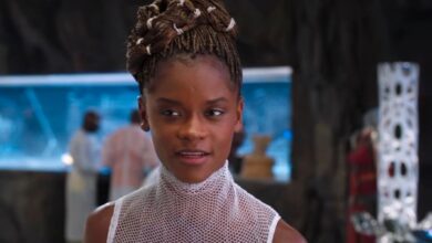 Letitia Wright regresa al set de Black Panther 2 después de las lesiones