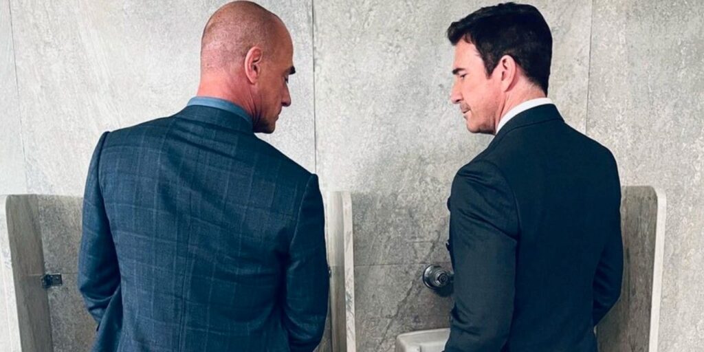 Ley y orden: Chris Meloni y Dylan McDermott se unen en una foto hilarantemente incómoda
