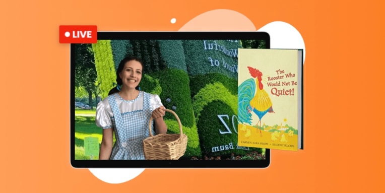 Litnerd transmite actores en vivo al aula para ayudar a los niños a conectarse mejor con la lectura