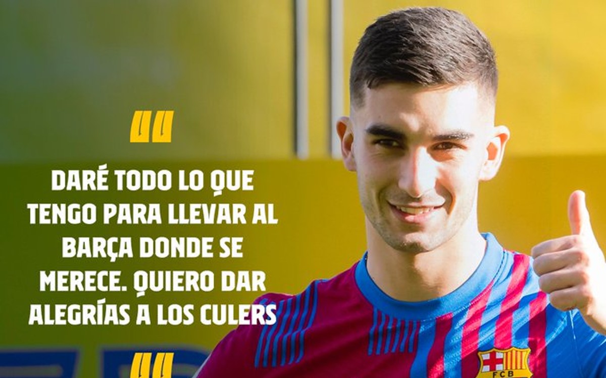 “Llevaremos al Barsa donde se merece”: Ferran Torres | Video
