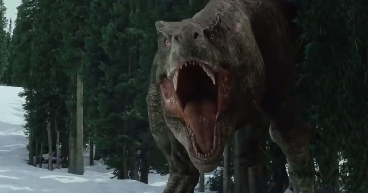 Los dinosaurios persiguen a Mikaela Shiffrin en el anuncio de televisión de los Juegos Olímpicos