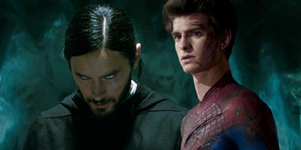 Los fanáticos de Marvel quieren que el Hombre Araña de Garfield se agregue a Morbius después de un retraso