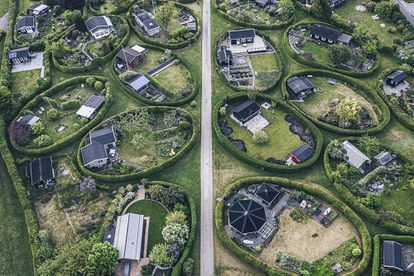 Estos jardines se hallan en Naerum, en la periferia norte de Copenhague.