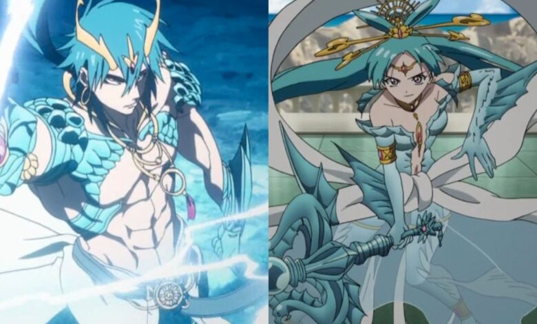 Magi: Labyrinth of Magic - 10 mejores atuendos Djinn Equip, clasificados