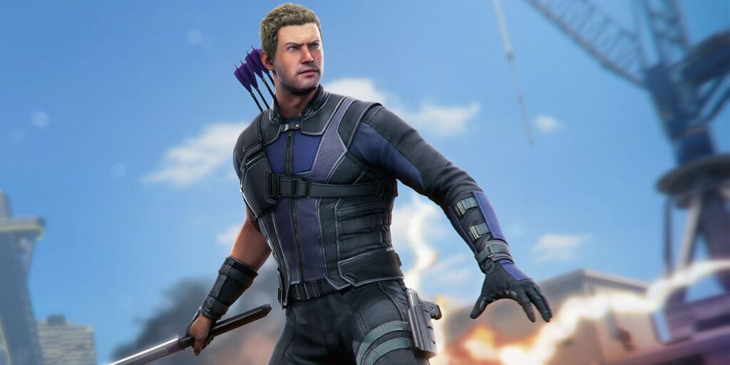 Marvel's Avengers revela el atuendo de la Guerra Civil de Hawkeye MCU