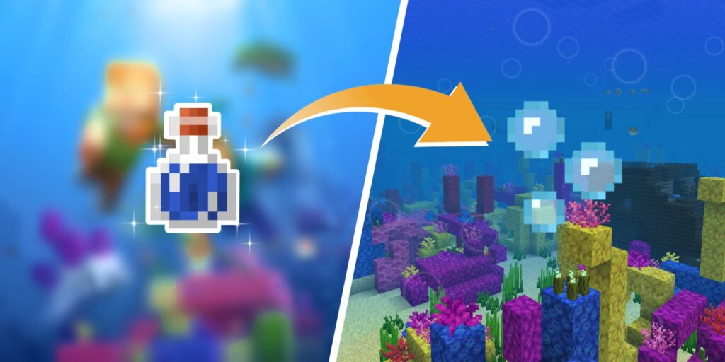 Minecraft: Cómo crear una poción de respiración acuática