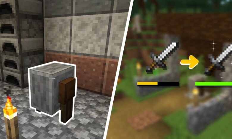Minecraft: cómo fabricar una piedra de afilar (y para qué sirve)