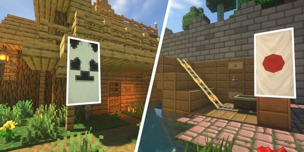 Minecraft: cómo hacer pancartas (y para qué sirven)