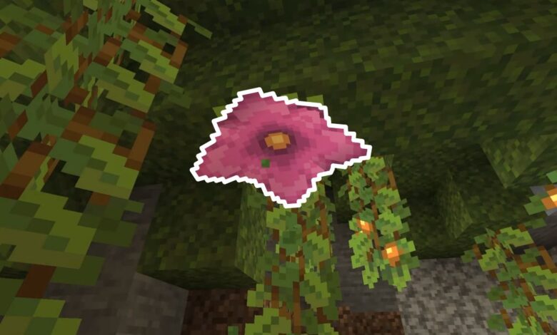 Minecraft: cómo obtener flores de esporas (y para qué sirve)