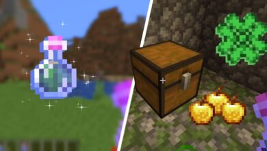 Minecraft: cómo obtener (y usar) una poción de la suerte