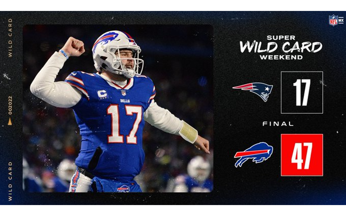 NFL: Aplasta Bills a Patriotas en la Ronda de Comodines | Video