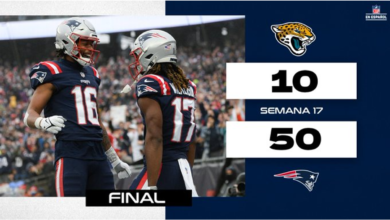 NFL: Aplastan Patriotas a Jaguares y regresan a Playoffs | Semana 17