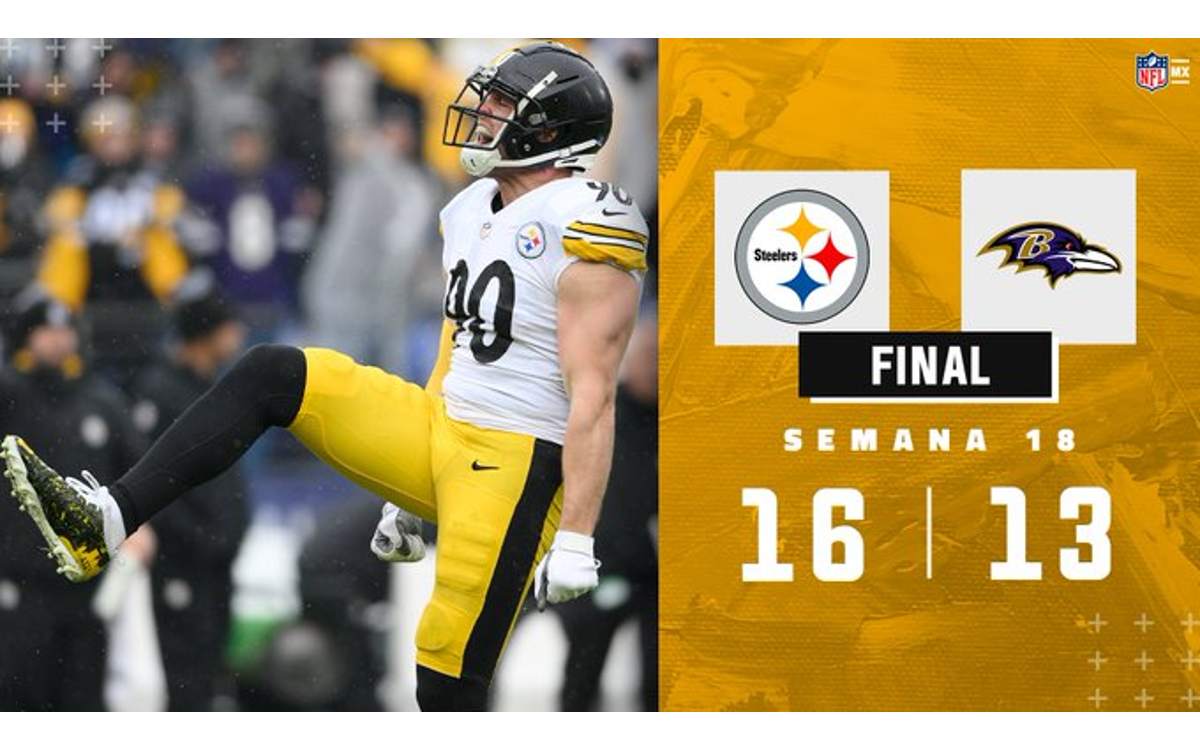 NFL: Tienen Acereros pie y medio en Playoffs | Semana 18