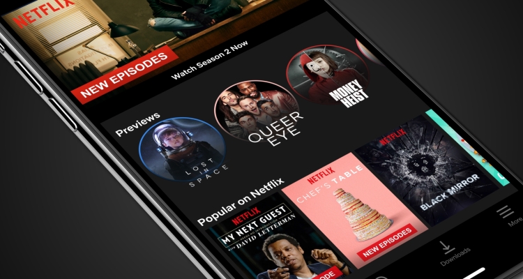 Netflix lanza videos de vista previa de 30 segundos en dispositivos móviles