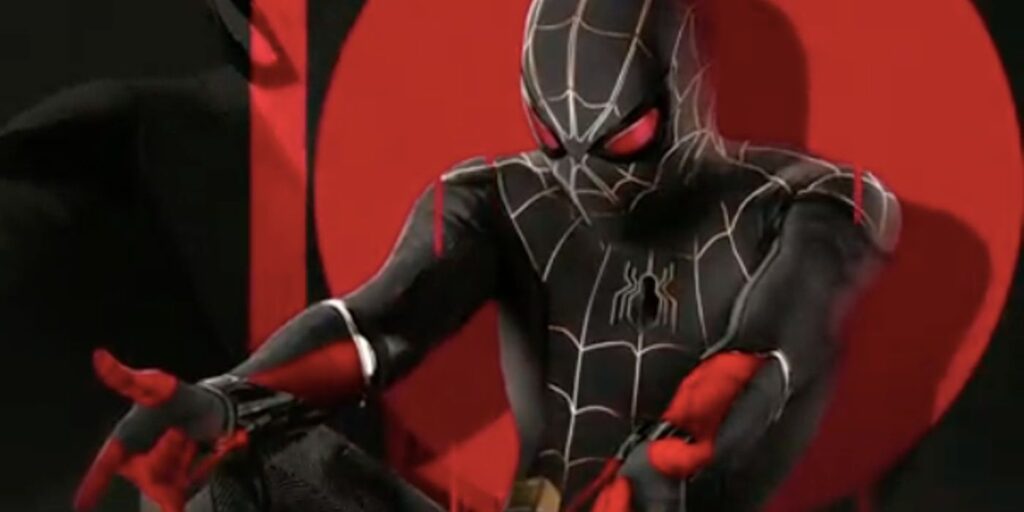 No Way Home Art imagina a Spider-Man con tiradores de telaraña láser