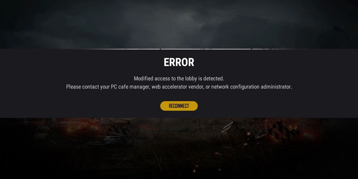 PUBG: se detectó acceso modificado al lobby Corrección de error y razón