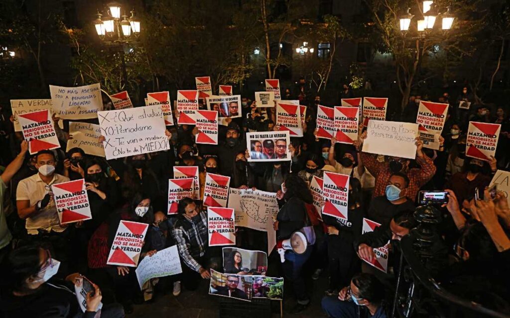 Periodistas de México protestan contra la violencia: "No se mata la verdad"