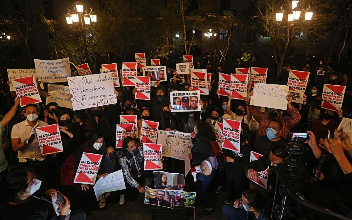 Periodistas de México protestan contra la violencia: "No se mata la verdad"