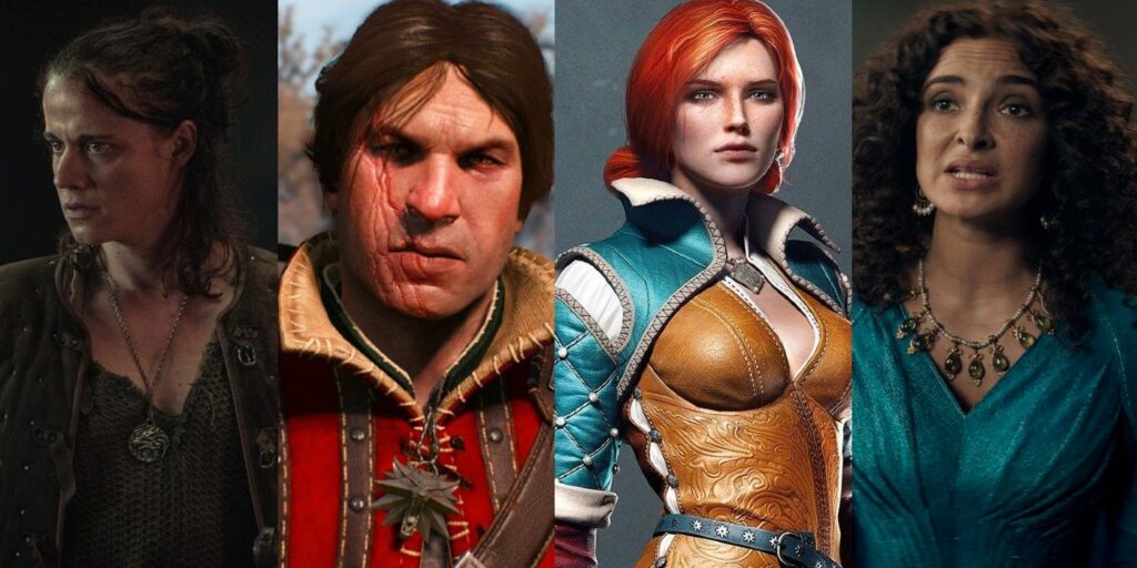 Personajes de Witcher 3 completamente diferentes de The Books & Show