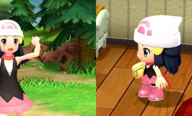 Pokémon Brilliant Diamond y Shining Pearl: los 10 modelos Overworld más inconsistentes, clasificados