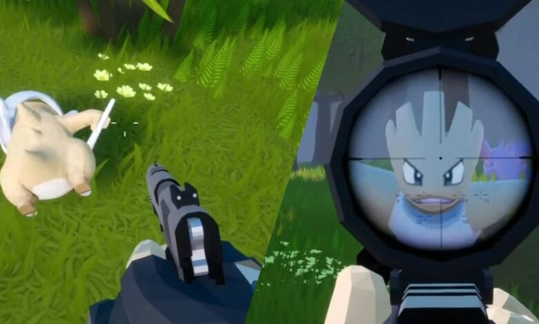 Pokémon FPS Fan Game es un juego de disparos en primera persona brutal