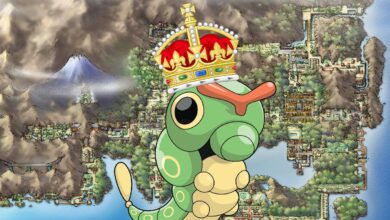 Pokémon Leaf Green ha sido vencido usando solo Caterpie
