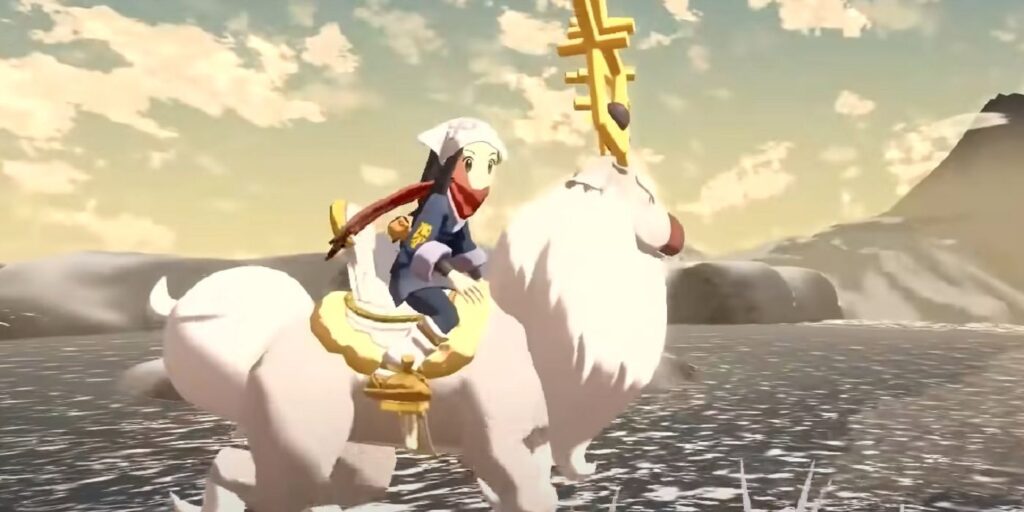 Pokémon Legends: la mecánica de paseo de Arceus ya es mejor que las bicicletas