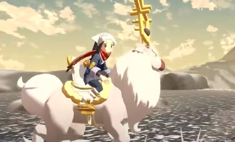 Pokémon Legends: la mecánica de paseo de Arceus ya es mejor que las bicicletas