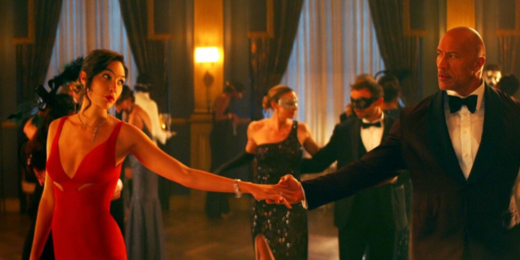 Productor de Red Notice sobre por qué la escena de baile de Johnson & Gadot fue tan difícil