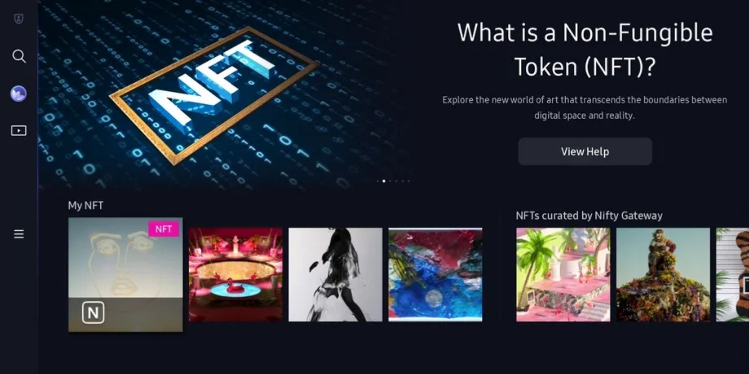 Puede ver su colección NFT en los televisores inteligentes 2022 de Samsung