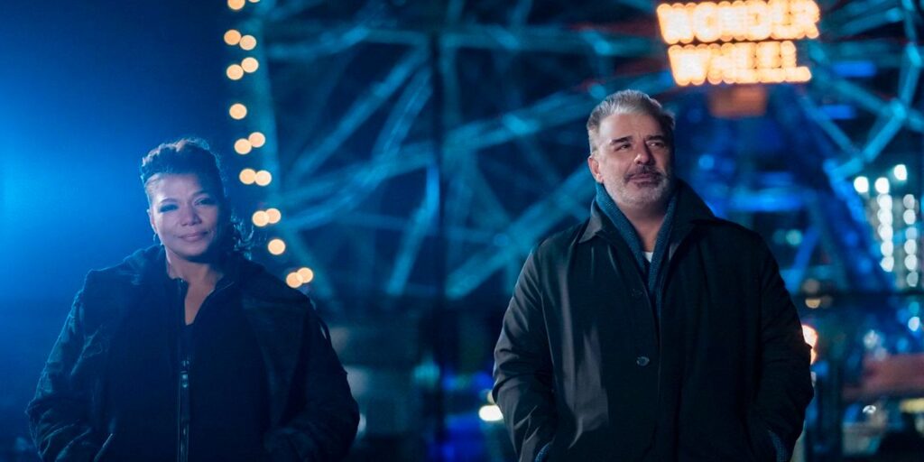 Queen Latifah reacciona al coprotagonista Chris Noth siendo despedido del ecualizador