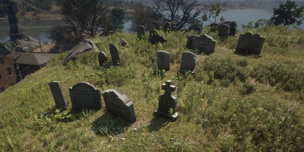 RDR2: Cemetery Creeping conduce a una conversación incómoda de NPC