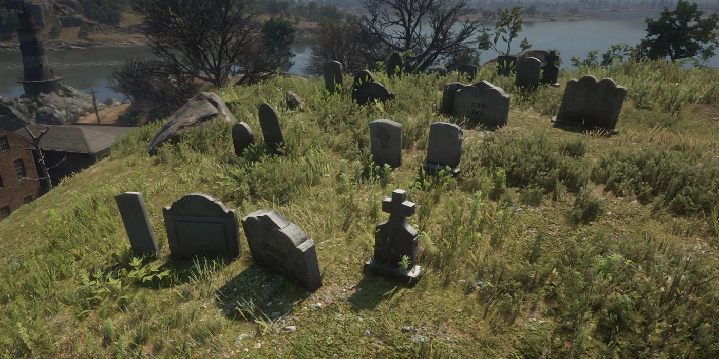 RDR2: Cemetery Creeping conduce a una conversación incómoda de NPC