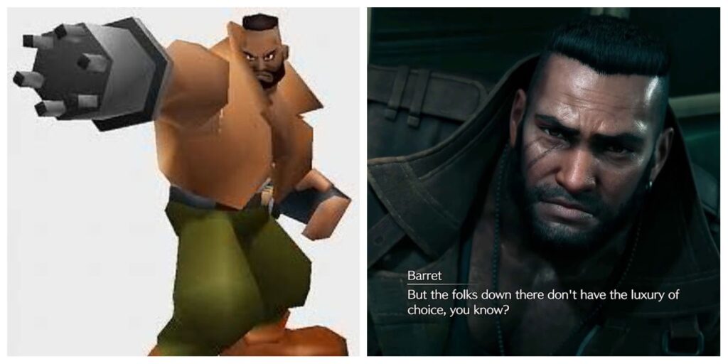 Remake de FF7: cómo cambió Barret respecto al original