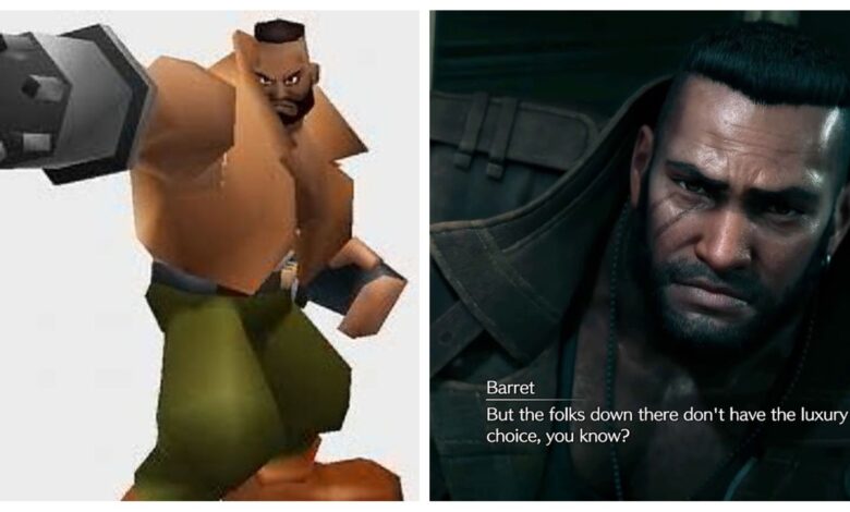 Remake de FF7: cómo cambió Barret respecto al original
