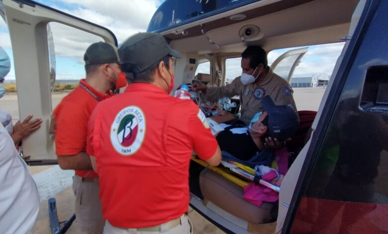 Repatrian a tres migrantes lesionados en volcadura de tráiler en Chiapas