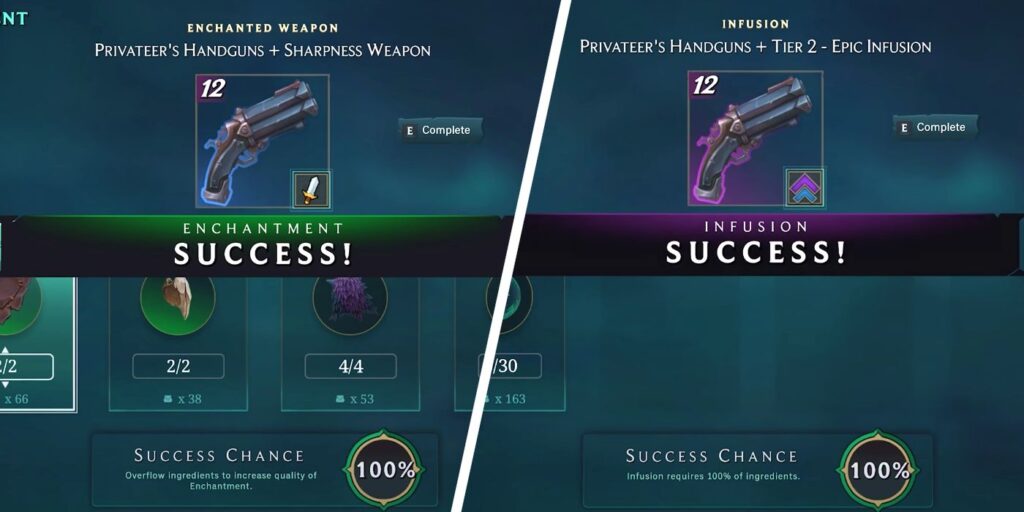 Rey arruinado: cómo encantar (e infundir) armas y equipo