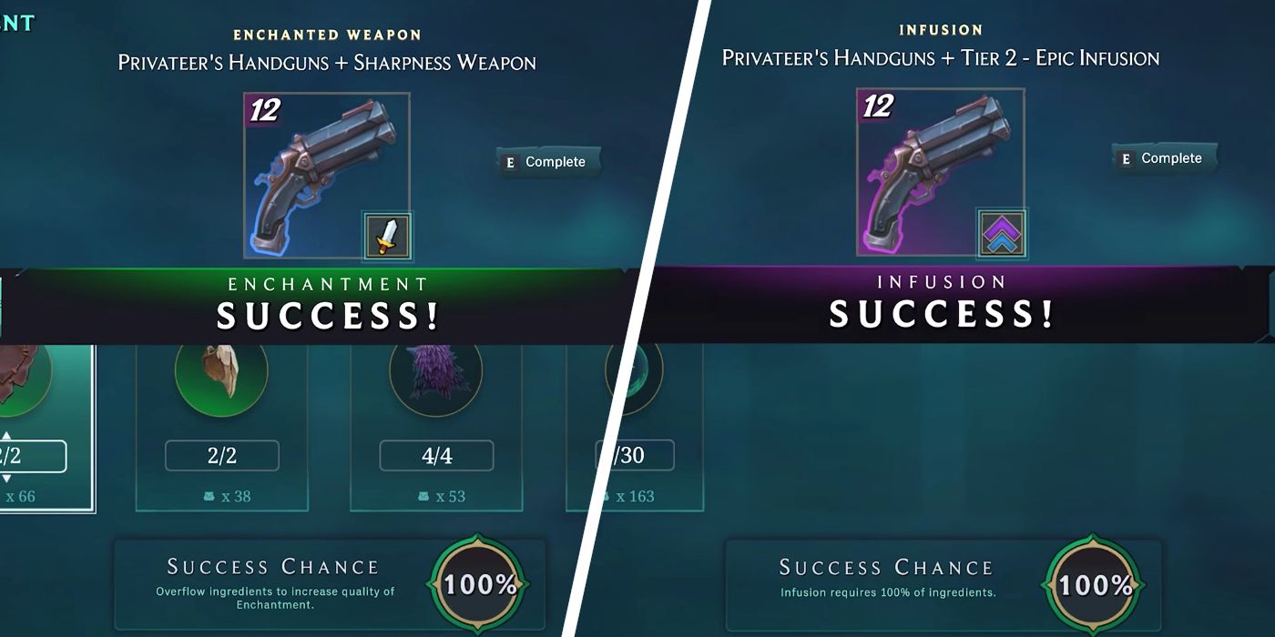 Rey arruinado: cómo encantar (e infundir) armas y equipo