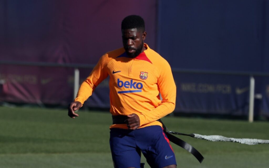 Samuel Umtiti va del entrenamiento culé al quirófano | Tuit