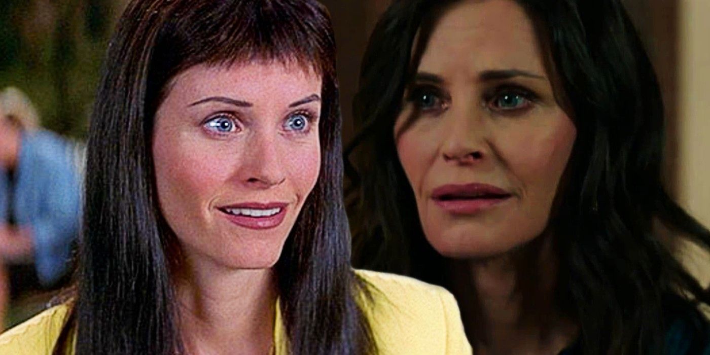 Scream 2022 se burla a la perfección del terrible Scream 3 Bangs de Courteney Cox